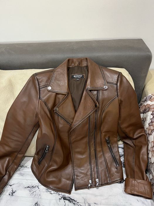 Чисто нов яке от естествена кожа