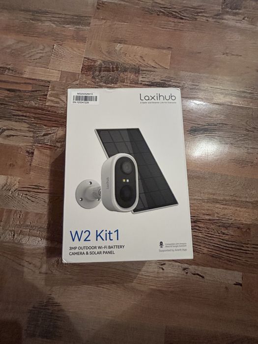 Външна Wi-Fi камера Laxihub W2 3MP + соларен панел