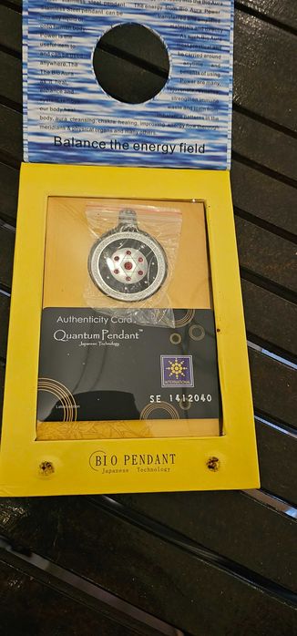 colier energetic nou cu card pendant