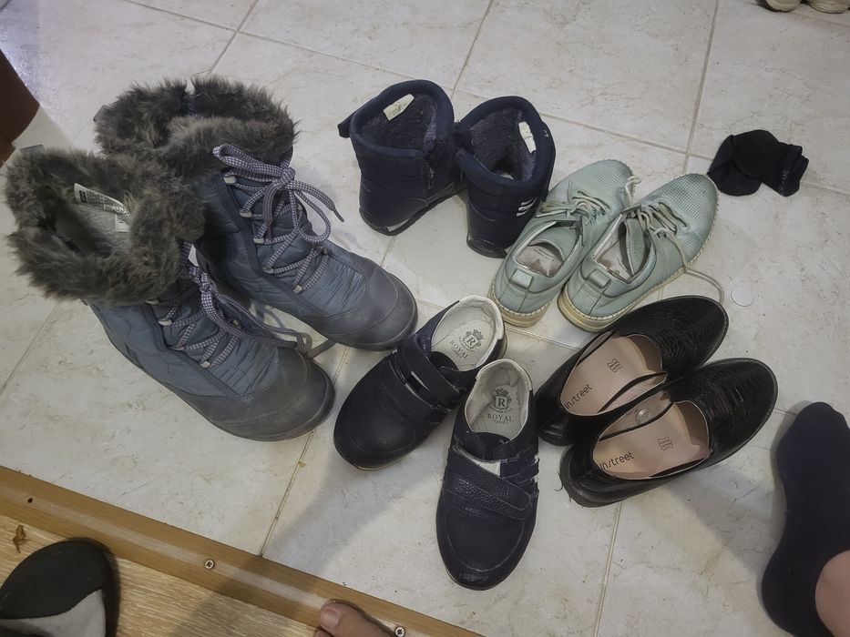 Ботинки зимние сапоги туфли