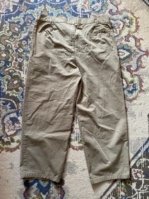 Pantaloni largi bej