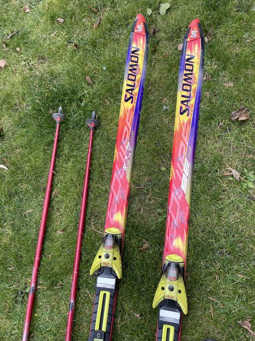 Ски Саломон, комплект с щеки!!!