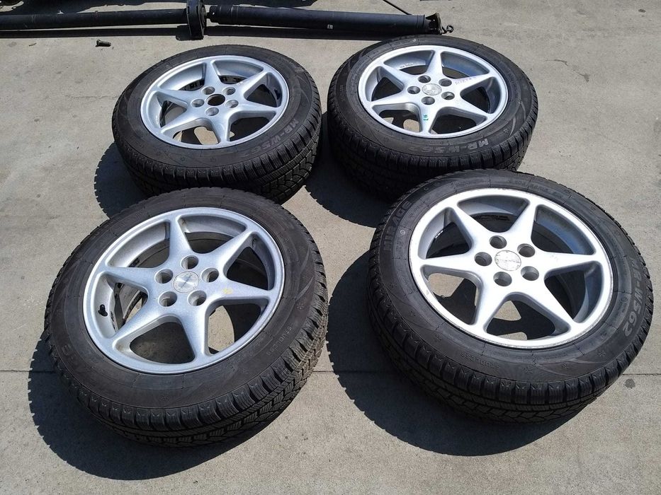 Set jante aliaj cu anvelope m+s r16 mazda 5 cr 2010