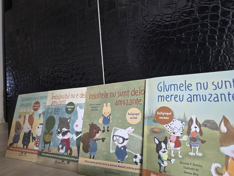 Cărți pentru 5-10 ani despre Bullying (verbal, emoțional, fizic și ascuns)