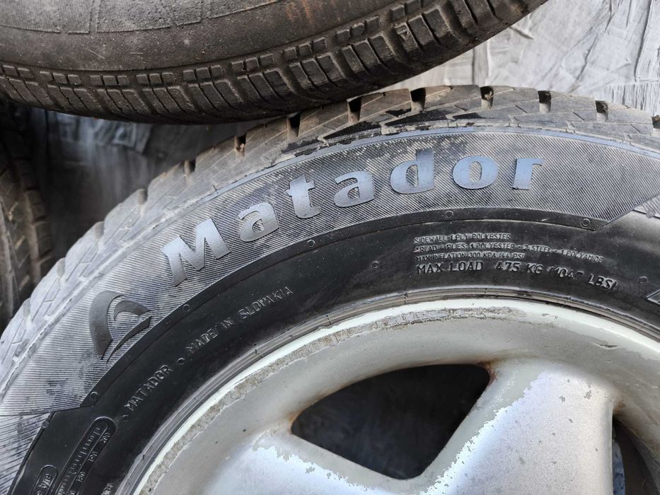 Jenti Aliaj 13" 100mm intre prezoane cu tot cu cauciucuri