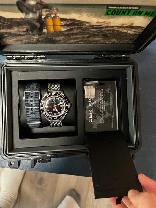 Certina DS PH200M Automatic – full set, cutie + curea extra