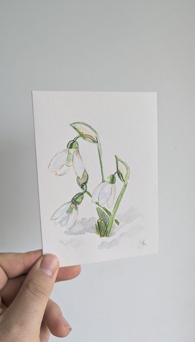 Ръчно рисувани картички
