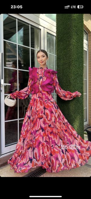 Турецкое дизайнерское платье GIZIA