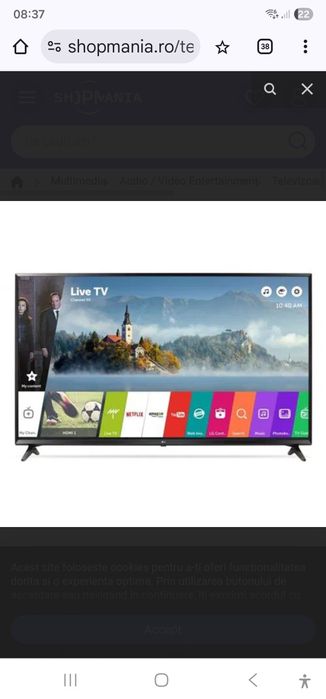 Smart tv lg in perfecta stare
