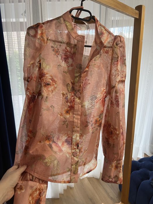 Camasa cu nasturi bijuterie matase cu in zimmermann