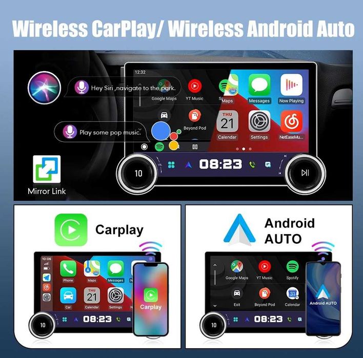 УНИВЕРСАЛНА НАВИГАЦИЯ 2K QLED - 11.8" андроид нави, 8888