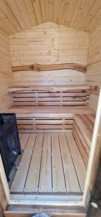 SAUNA EXTERIOARA de diferite modele SPA și esențe tratate