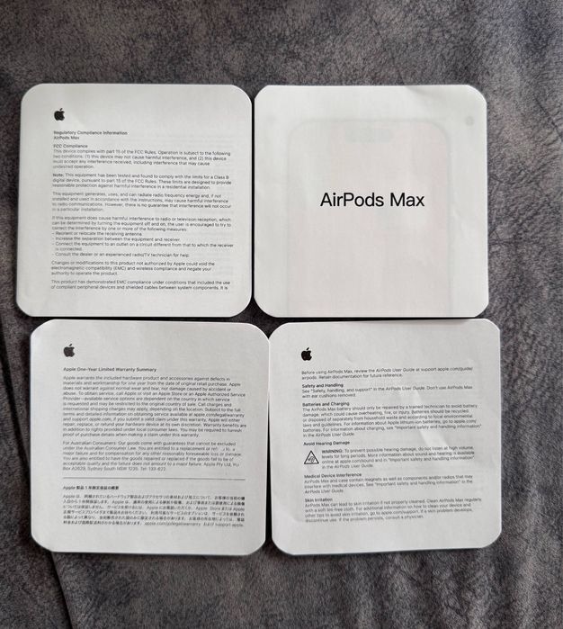 оригинальные Apple AirPods Max в цвете Starlight