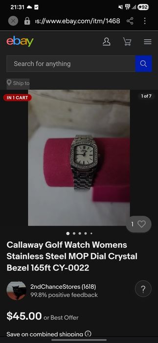 Ceas dama Callaway Golf CY-2022