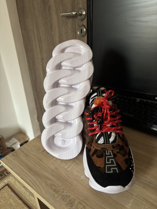 Versace Chain Reaction leopard