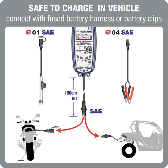 Redresor/Tester Tecmate Optimate 3,TM432,sigilat
