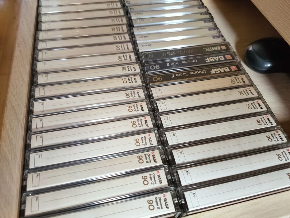 Casete chrome TDK și BASF