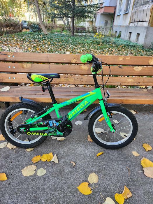 Детско колело OMEGA 16” - зелено,унисекс