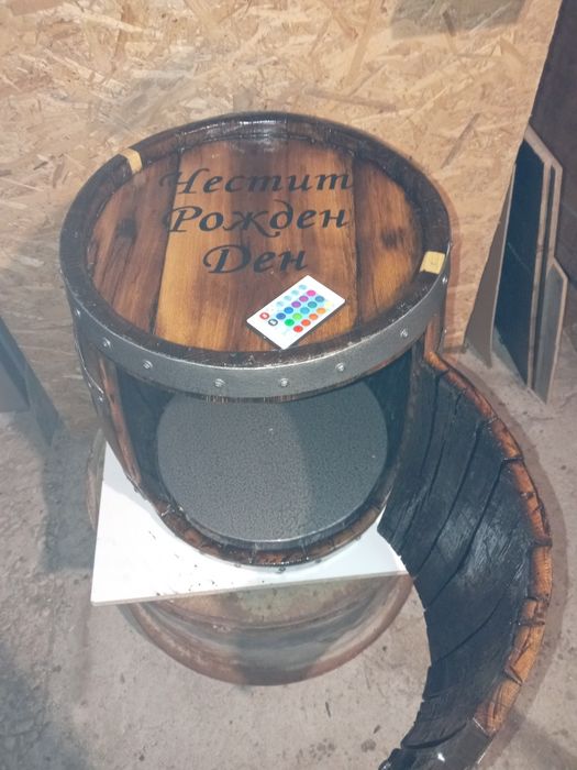 Уникален подарък за ЧРД с цветно лед осветюение лед осветление  захран