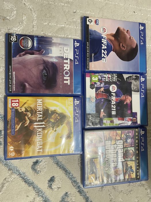 Продам диски на пс4 по 5к тенге