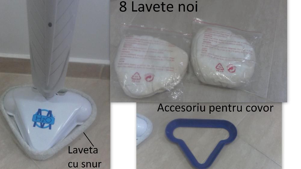 Mop cu Aburi (dezinfecteaza covorul si podeaua)