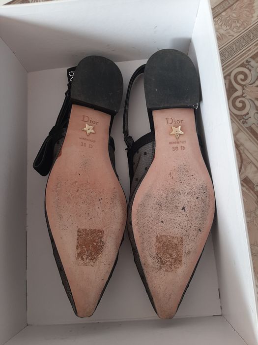 Туфельки слинбеки Диор 37 размер