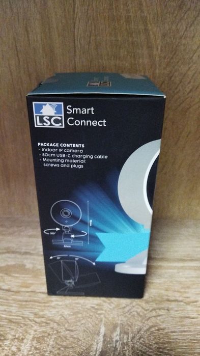 Cameră video inteligentă LSC Smart Connect pentru interior, 1080p HD, Cod 124228