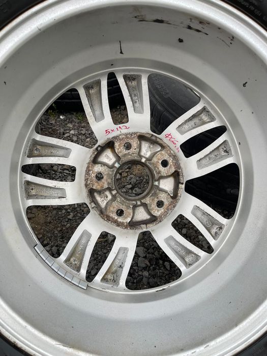 Jante aliaj 5x112 ssangyong Tivoli Korando Torres cu anvelope de vara 215 65 16
