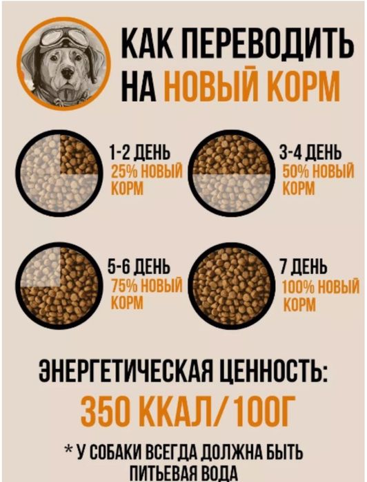 Корм для собак«Ушастый пилот»