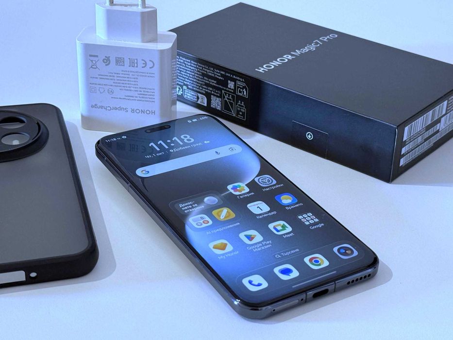 Бартер! 20м.Гаранция! Honor Magic 7 Pro 512/12GB Black (Черен)