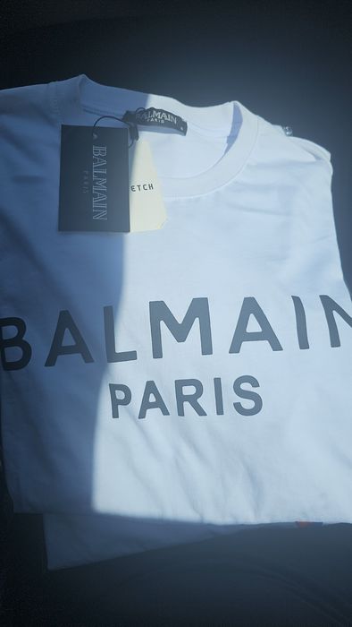 Тениска Balmain Farfetch памучна чисто нова