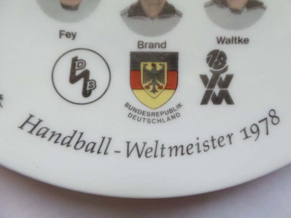 Farfurie aniversara Handball-Weltmeister 1978