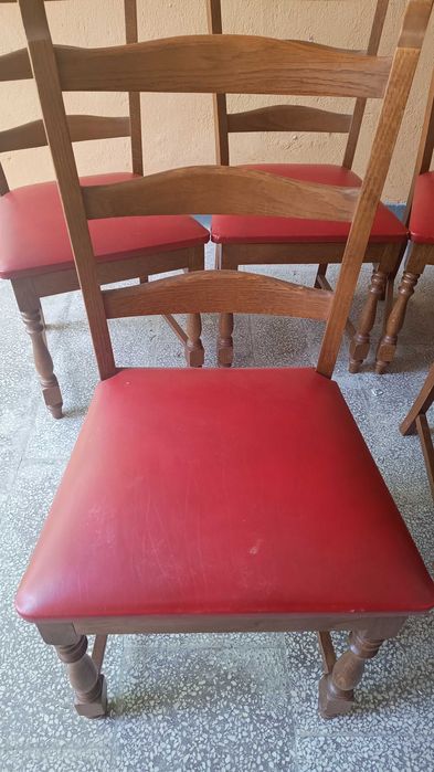 Комплект от 6 стола, бук