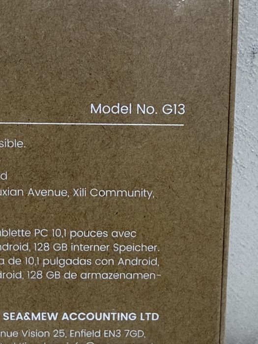 Tableta Aumi 10.1 , G13 , 128gb sigilata !