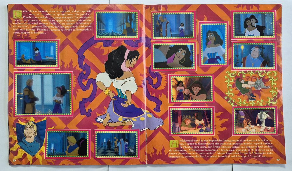 Album + set Full autocolante (233)  Panini Cocosatul de la Notre Dame