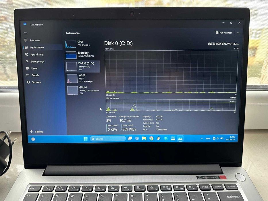 Laptop Lenovo IdeaPad i5 SSD 480GB CA NOU