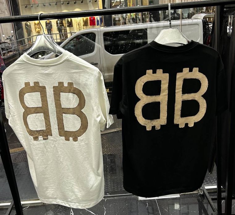 ig:D1AFACTOR T-shirt Balenciaga Black White In Stoc (S M L XL XXL)