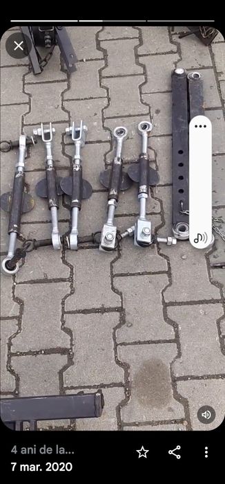 Tiranti placa metalica tractor zubr kentaur bulat