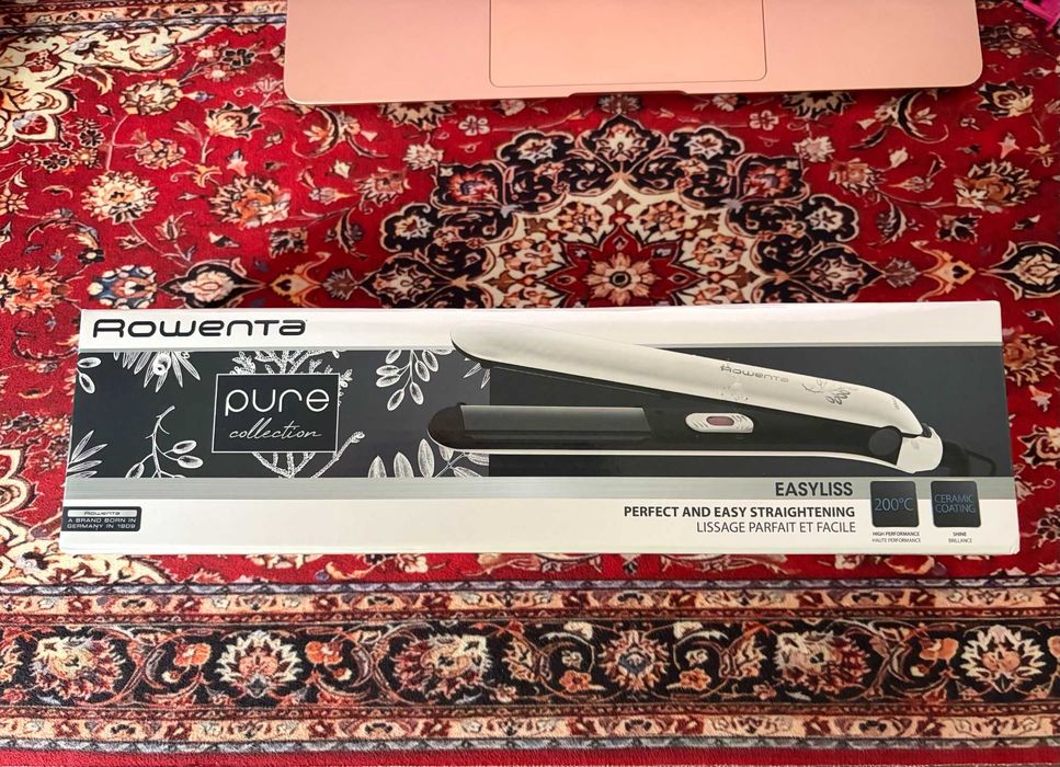 Placa de păr Rowenta Easyliss Pure Collection sigilată, cu garanție