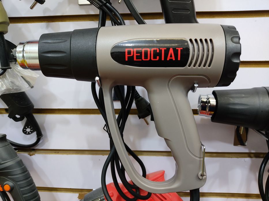 Фен Строительный технический РЕОСТАТ 2000вт Fen