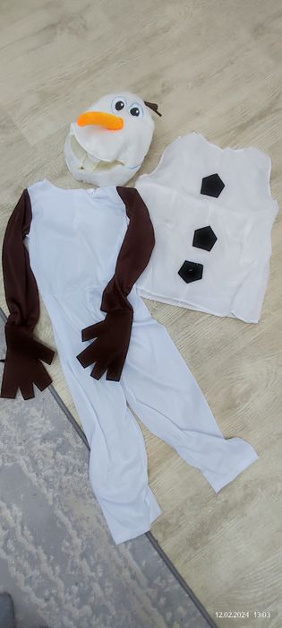 Костюм снеговика олафа