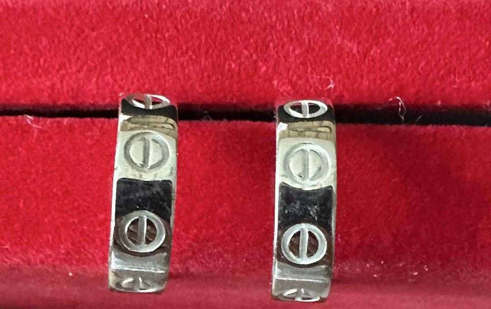 Cercei Cartier argint 925 noi