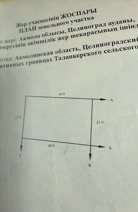 ПК Нурлы Участок