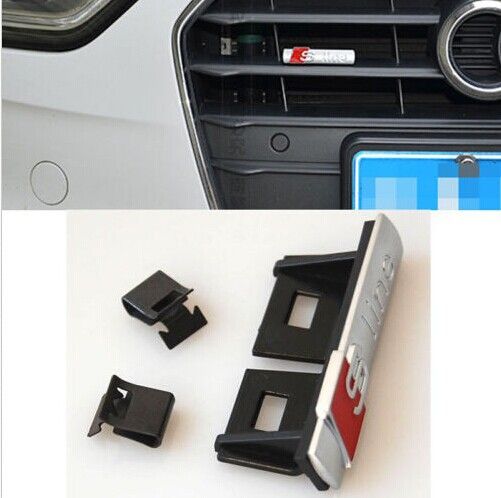 S-Line и Quattro емблема, стикер, бадж, лого за Audi, залепяща се