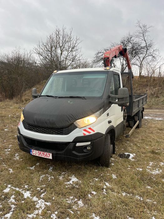Iveco Daily 72c17 Macara Fassi F40 si basculare