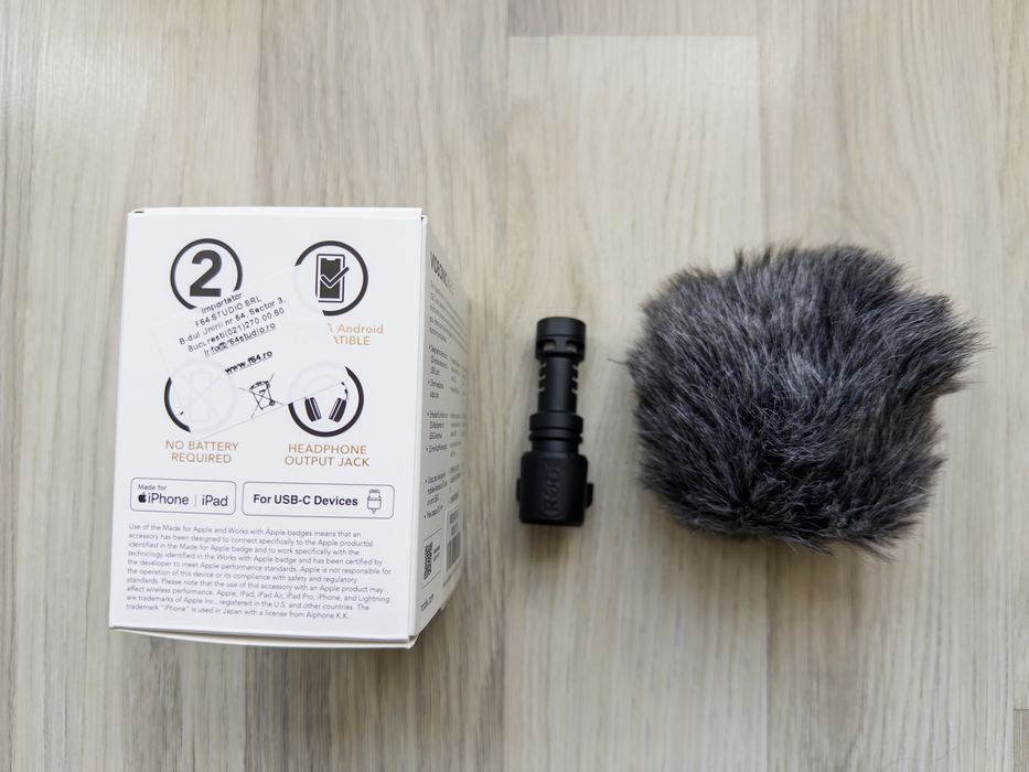 Rode Videomic ME-C+ Microfon pentru Smartphone iOS si Android