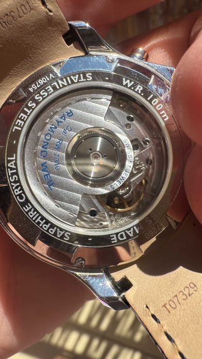 Часовник Raymond Weil Parsifal Automatic Chronograph/Хронограф (18к Злато безел) – Пълен Комплект