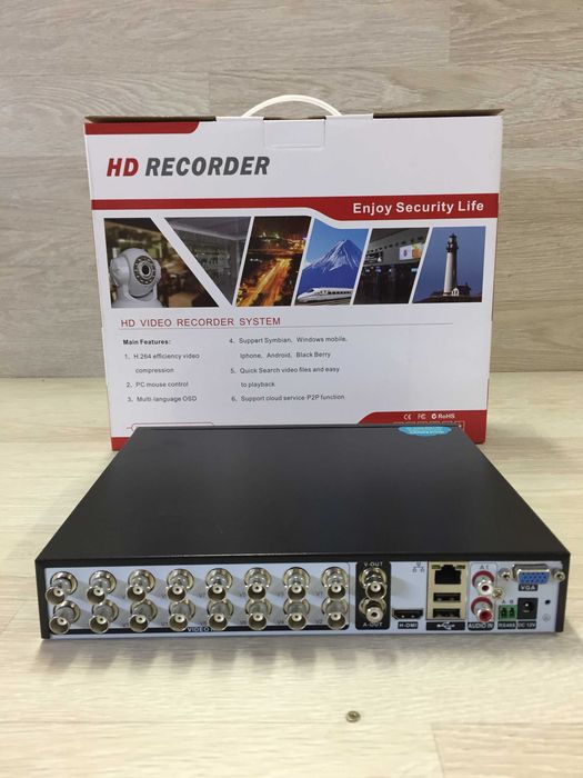 Чисто нов DVR 16 канален c HDMI , HD,D1,3G видеорекордер