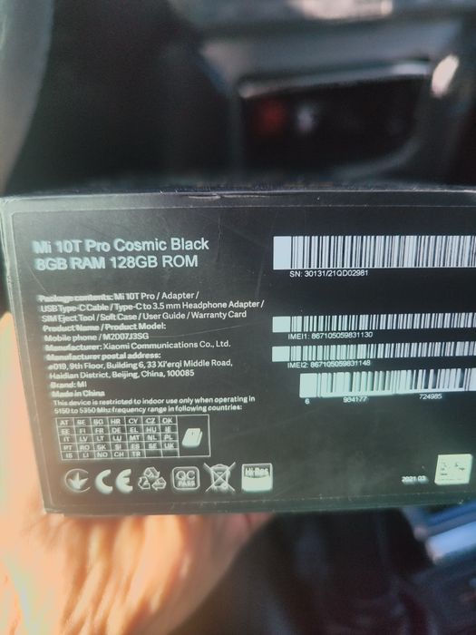 Xiaomi 10 T Pro 128 GB