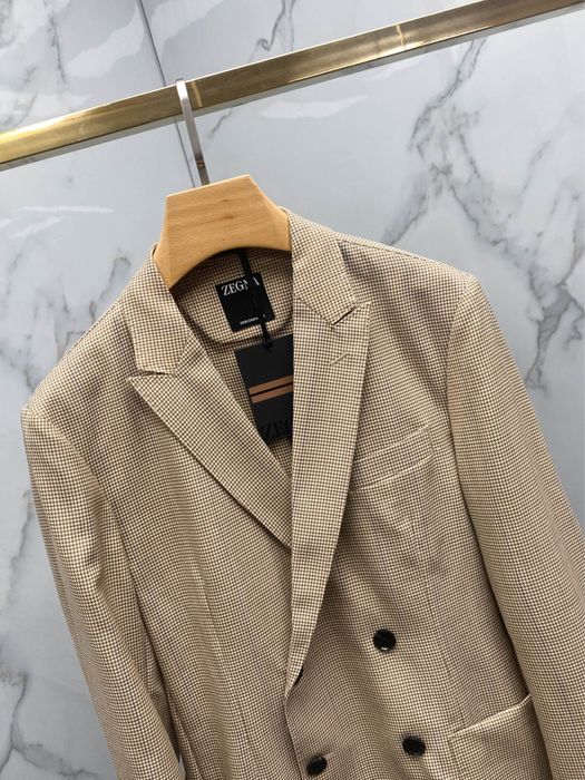 Sacou Zegna , calitate premium , pe comanda , nou , L